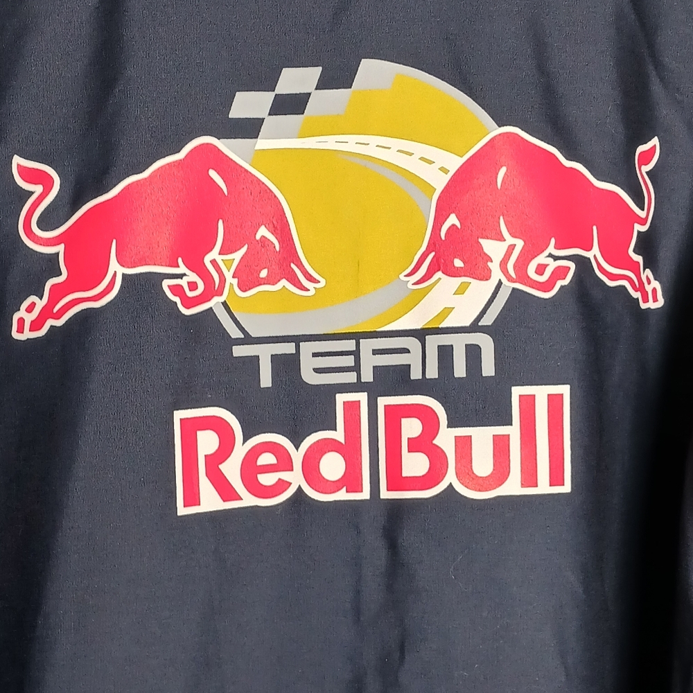 3XL Red Bull Racing Team F1 Mechanic Shirt Pit Crew Long Sleeve Double Sided